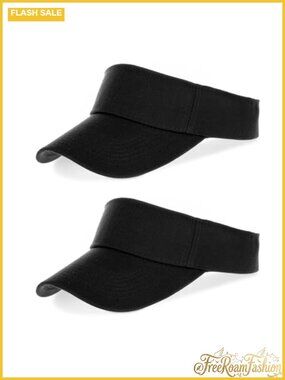 Kids Cotton Adjustable Sun Visor Hat UV Protection Tennis Golf